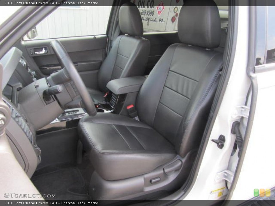 Charcoal Black Interior Photo for the 2010 Ford Escape Limited 4WD #67053562