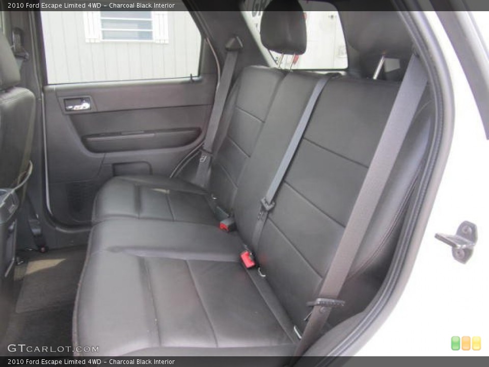 Charcoal Black Interior Rear Seat for the 2010 Ford Escape Limited 4WD #67053570