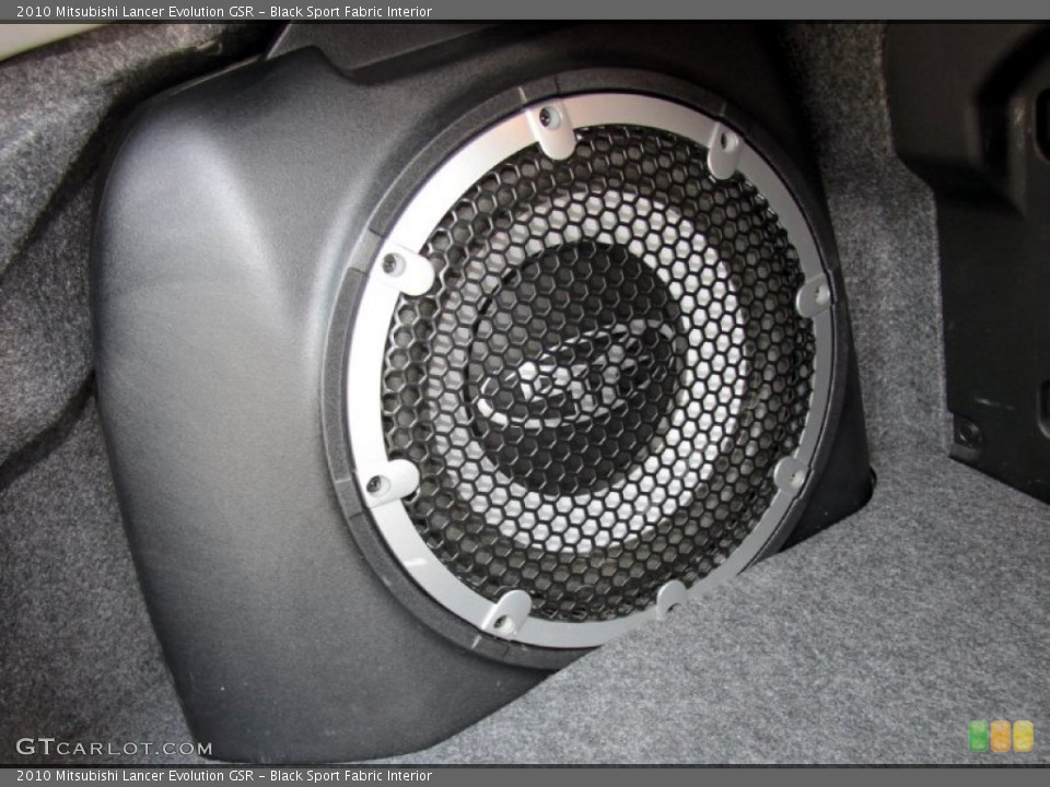 Black Sport Fabric Interior Audio System for the 2010 Mitsubishi Lancer Evolution GSR #67054711