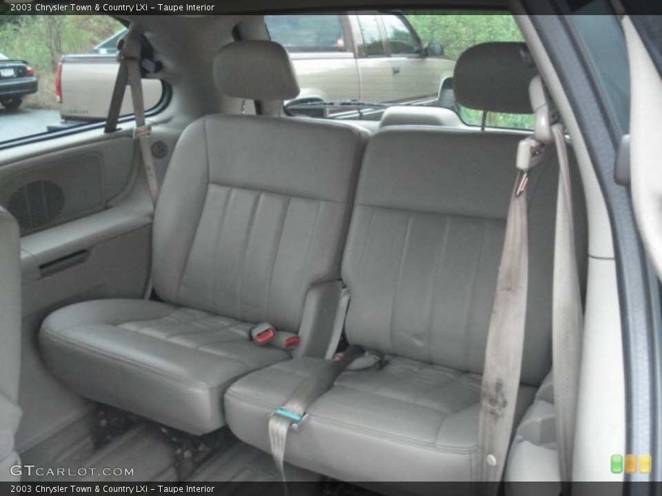 Taupe Interior Rear Seat for the 2003 Chrysler Town & Country LXi #67056504