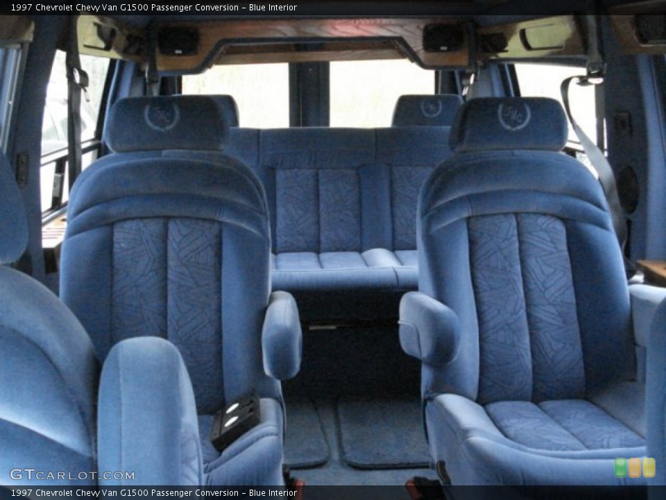 Blue Interior Photo for the 1997 Chevrolet Chevy Van G1500 Passenger Conversion #67056626
