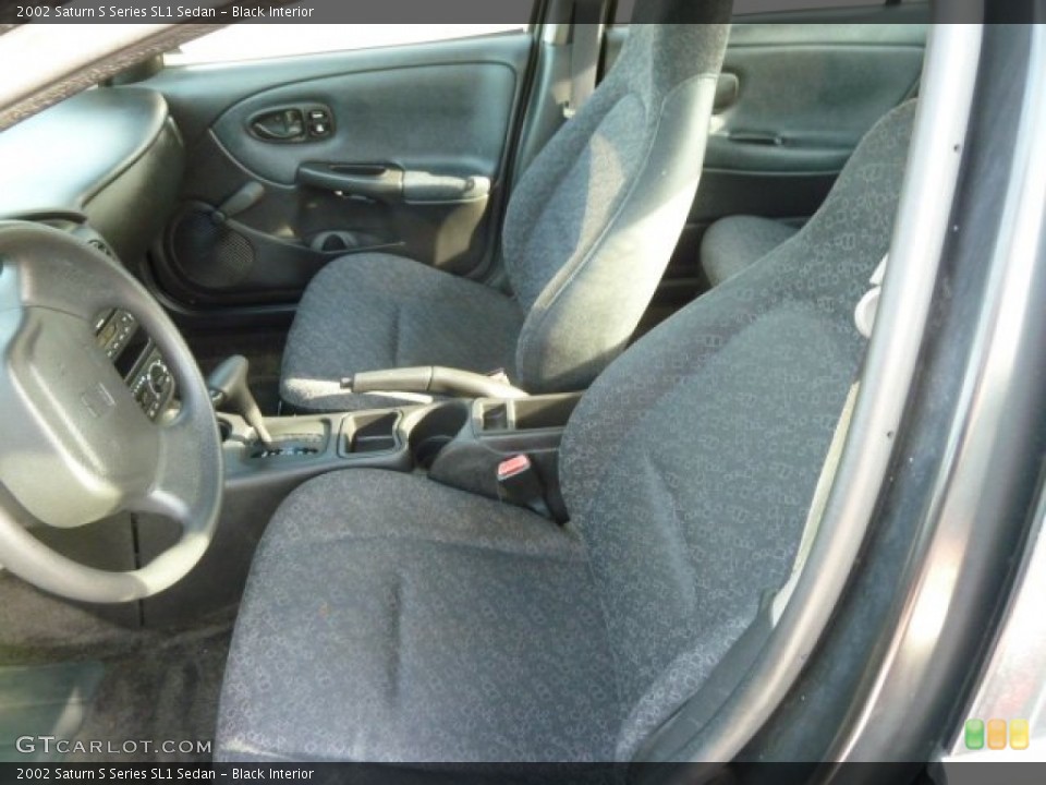 Black Interior Photo for the 2002 Saturn S Series SL1 Sedan #67057818