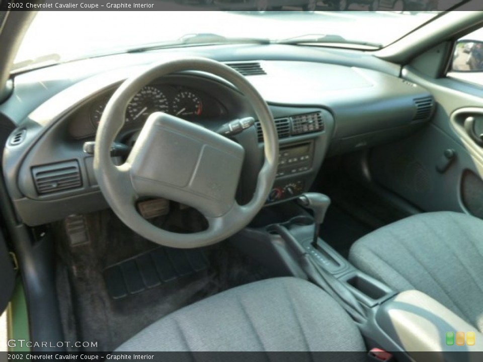 Graphite Interior Dashboard for the 2002 Chevrolet Cavalier Coupe #67058178