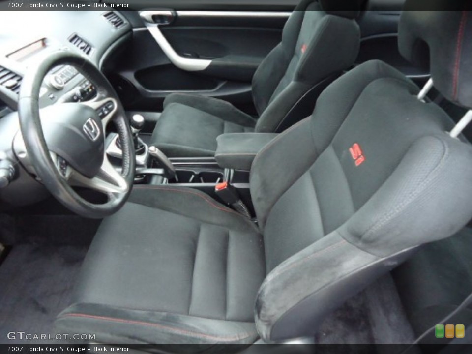 Black Interior Photo for the 2007 Honda Civic Si Coupe #67059162