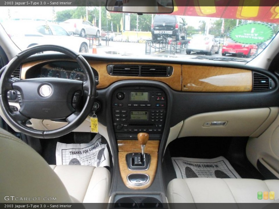 Sand Interior Dashboard for the 2003 Jaguar S-Type 3.0 #67060326