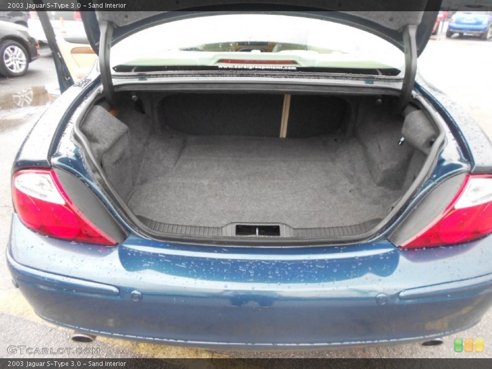 Sand Interior Trunk for the 2003 Jaguar S-Type 3.0 #67060368