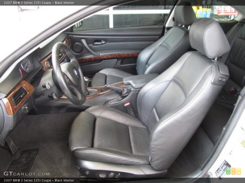 Black Interior Photo for the 2007 BMW 3 Series 335i Coupe #67060800