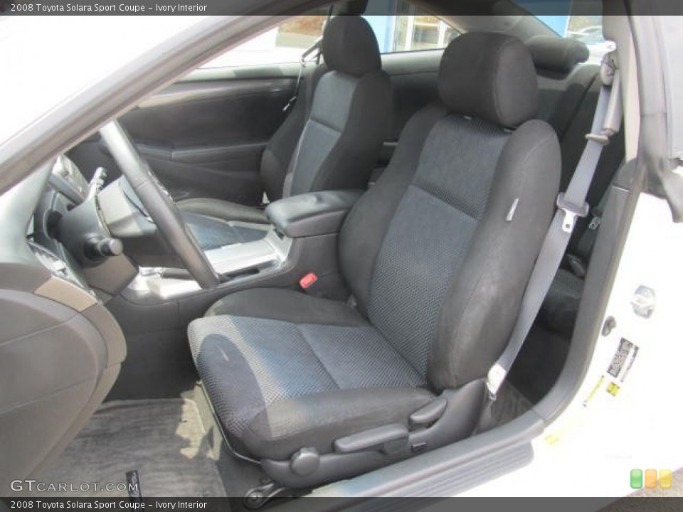 Ivory Interior Front Seat for the 2008 Toyota Solara Sport Coupe #67064100