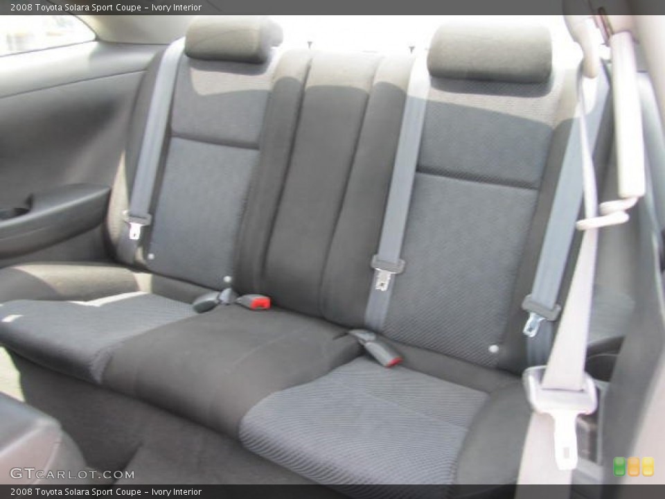 Ivory Interior Rear Seat for the 2008 Toyota Solara Sport Coupe #67064106