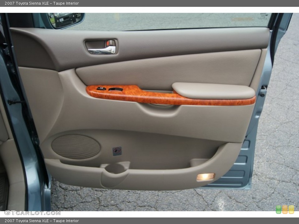Taupe Interior Door Panel for the 2007 Toyota Sienna XLE #67064897