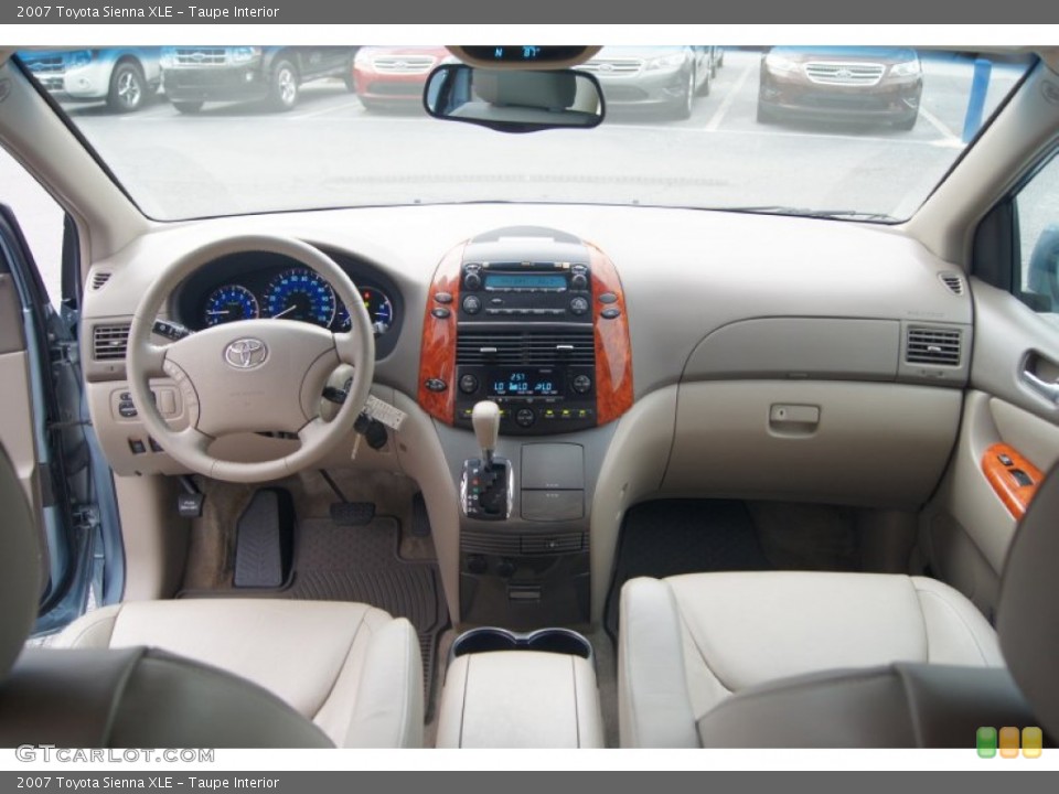 Taupe Interior Dashboard for the 2007 Toyota Sienna XLE #67064916
