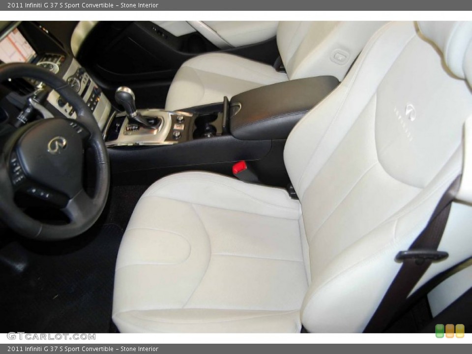 Stone Interior Photo for the 2011 Infiniti G 37 S Sport Convertible #67065696