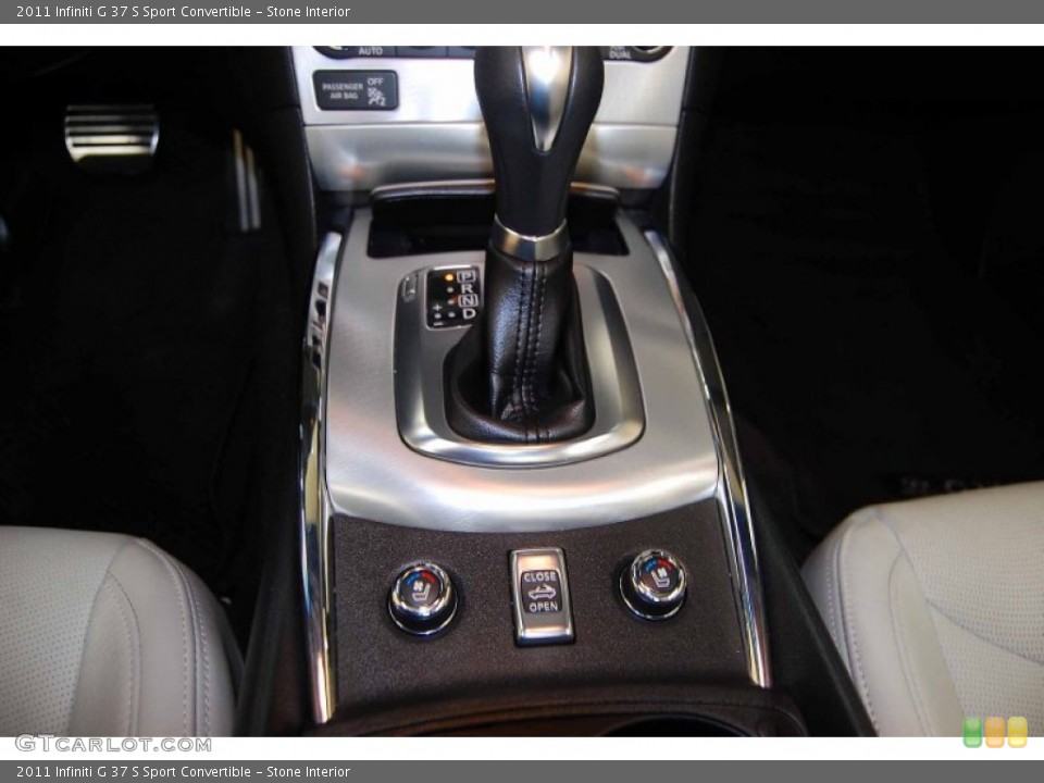 Stone Interior Transmission for the 2011 Infiniti G 37 S Sport Convertible #67065738