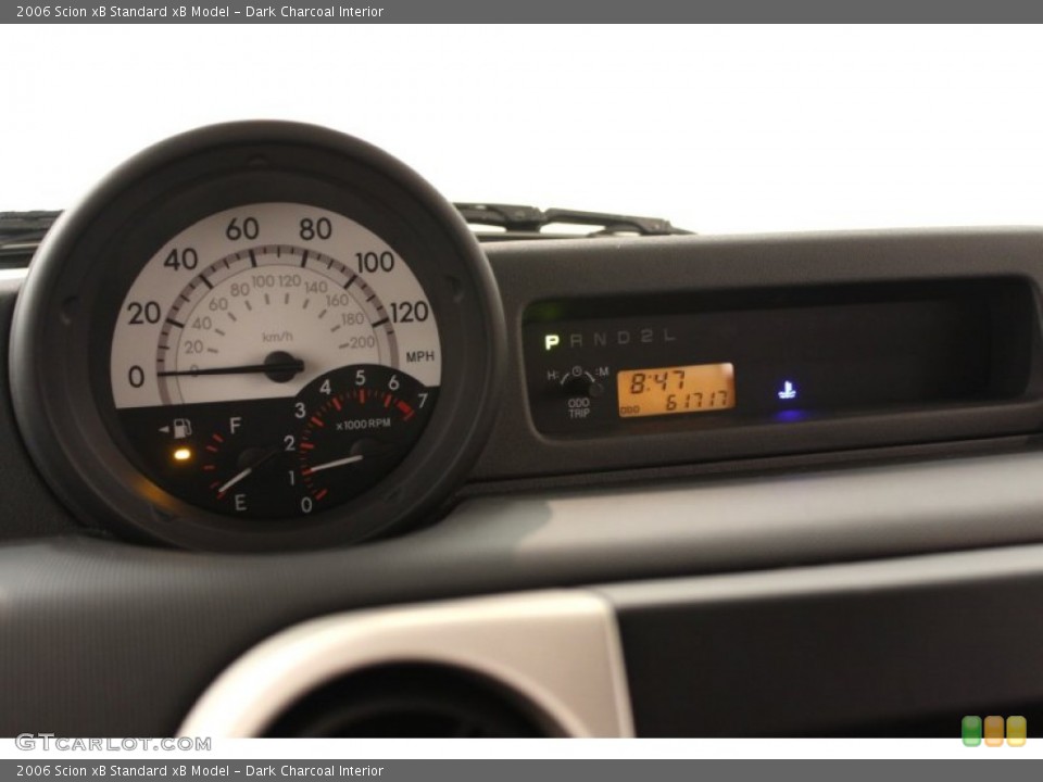 Dark Charcoal Interior Gauges for the 2006 Scion xB  #67066812