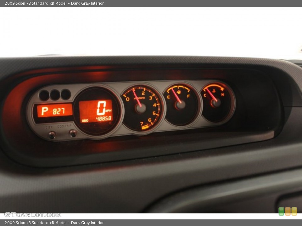Dark Gray Interior Gauges for the 2009 Scion xB  #67067112