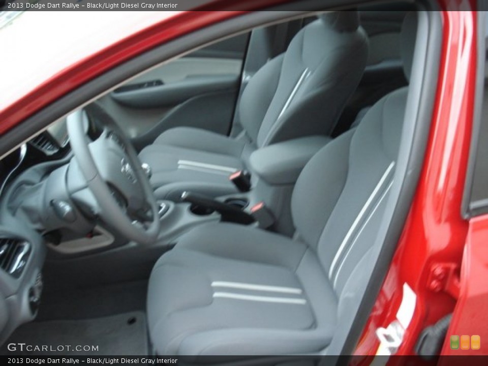 Black/Light Diesel Gray Interior Photo for the 2013 Dodge Dart Rallye #67069716
