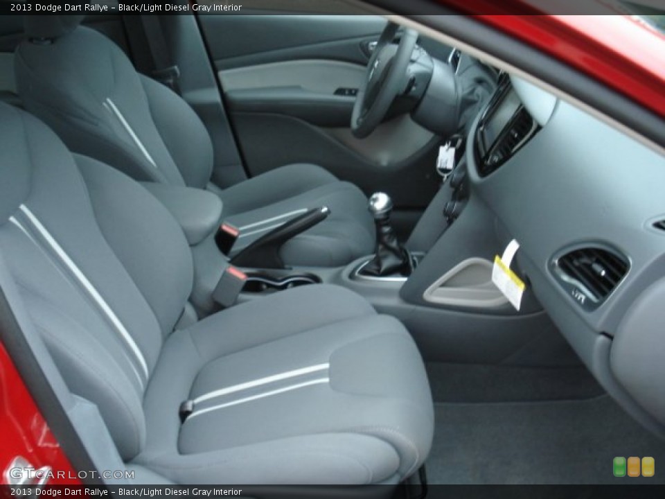 Black/Light Diesel Gray Interior Photo for the 2013 Dodge Dart Rallye #67069746