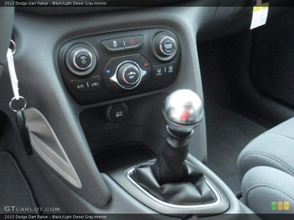 Black/Light Diesel Gray Interior Transmission for the 2013 Dodge Dart Rallye #67069767