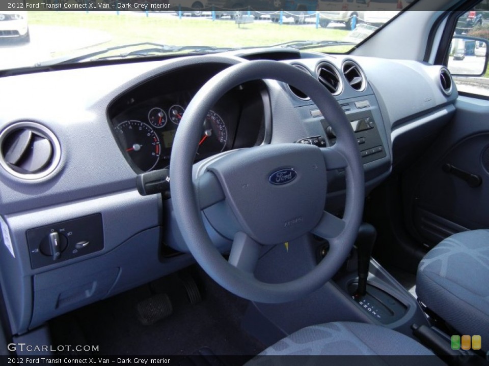 Dark Grey Interior Dashboard for the 2012 Ford Transit Connect XL Van #67070677