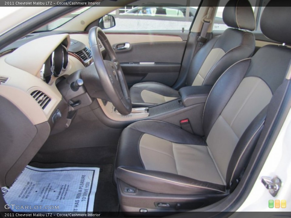 Cocoa/Cashmere Interior Photo for the 2011 Chevrolet Malibu LTZ #67070680