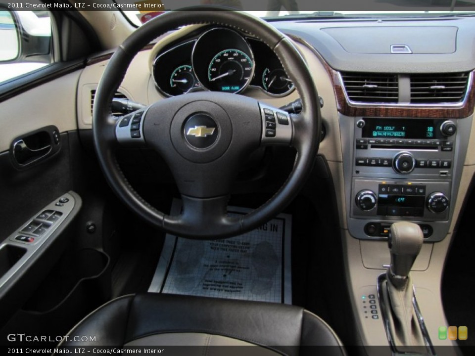 Cocoa/Cashmere Interior Dashboard for the 2011 Chevrolet Malibu LTZ #67070687