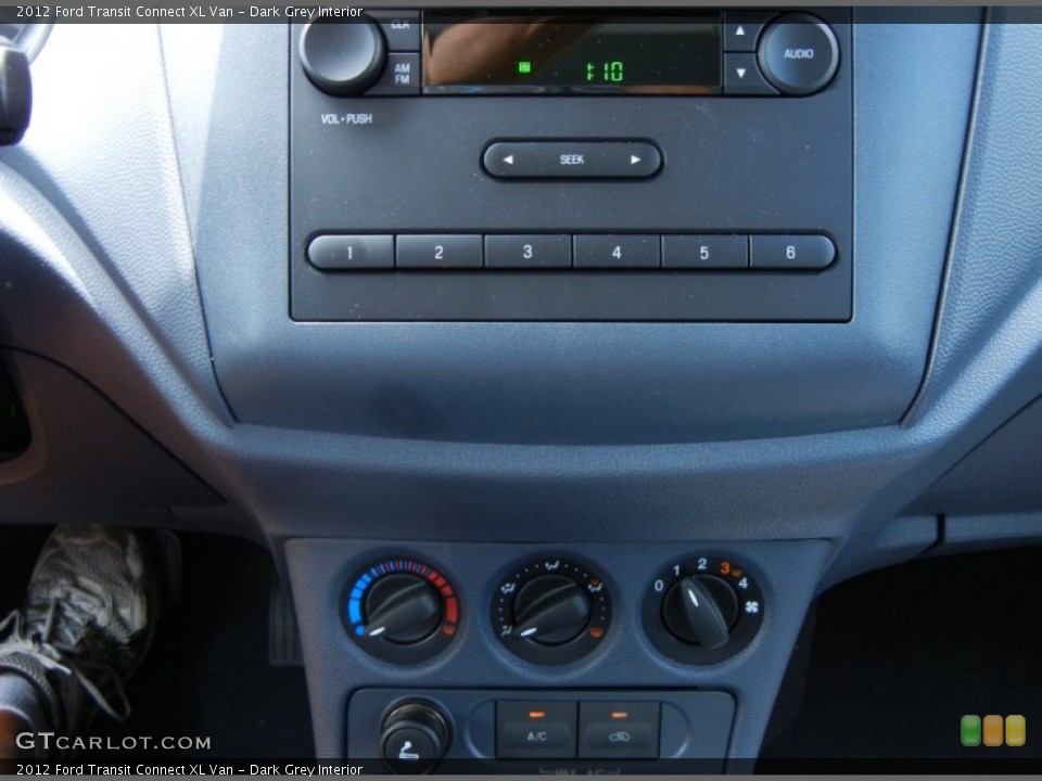 Dark Grey Interior Controls for the 2012 Ford Transit Connect XL Van #67070690
