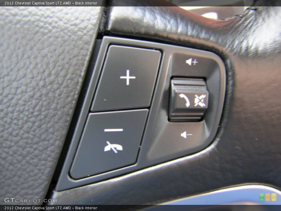 Black Interior Controls for the 2012 Chevrolet Captiva Sport LTZ AWD #67070936