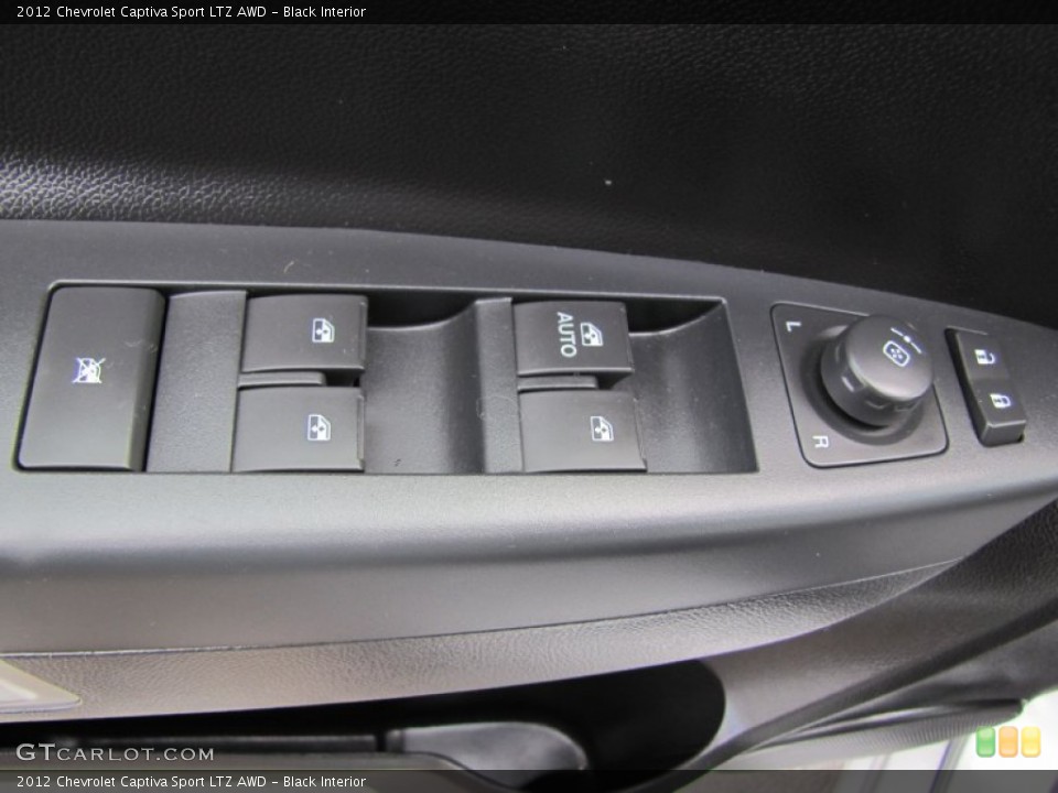 Black Interior Controls for the 2012 Chevrolet Captiva Sport LTZ AWD #67070948