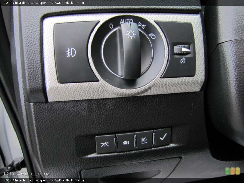 Black Interior Controls for the 2012 Chevrolet Captiva Sport LTZ AWD #67070954