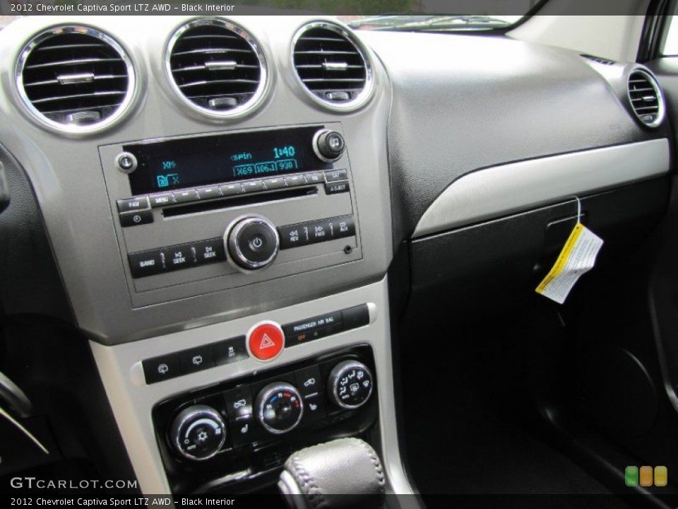 Black Interior Controls for the 2012 Chevrolet Captiva Sport LTZ AWD #67070962