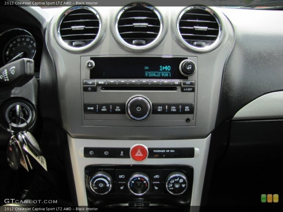 Black Interior Controls for the 2012 Chevrolet Captiva Sport LTZ AWD #67070969