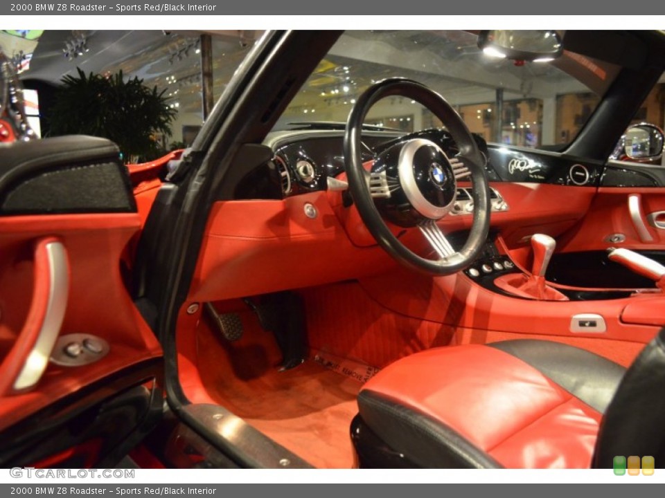 Sports Red/Black Interior Photo for the 2000 BMW Z8 Roadster #67071574