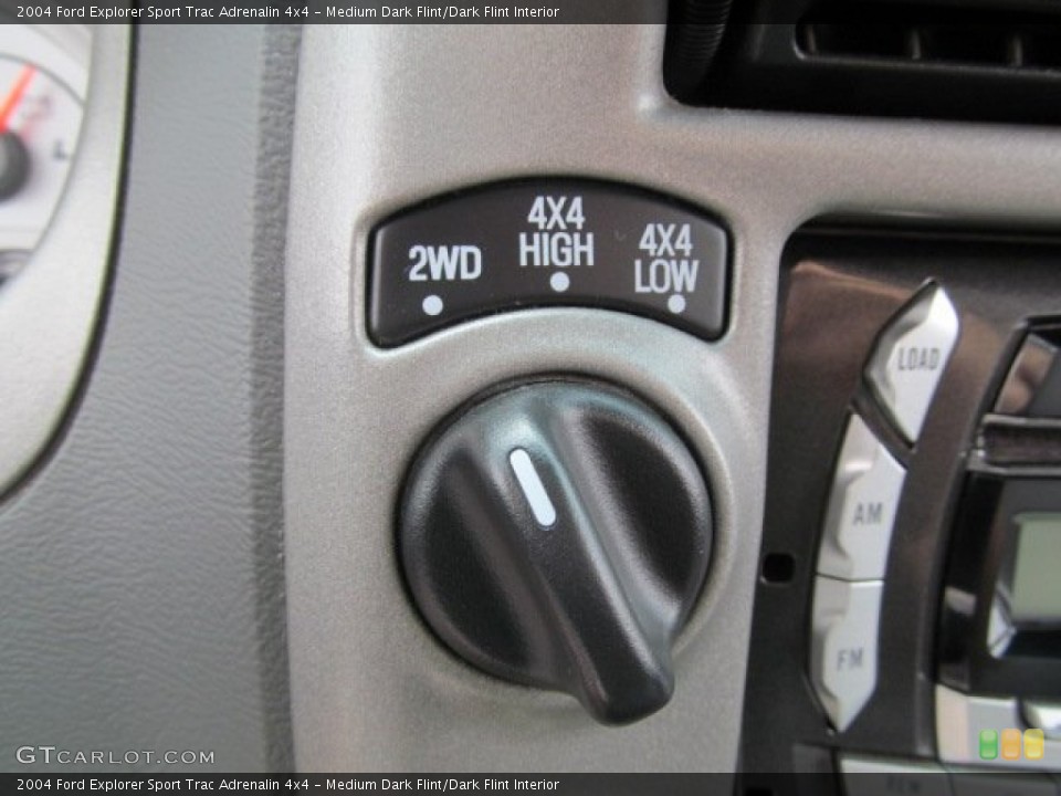 Medium Dark Flint/Dark Flint Interior Controls for the 2004 Ford Explorer Sport Trac Adrenalin 4x4 #67072868