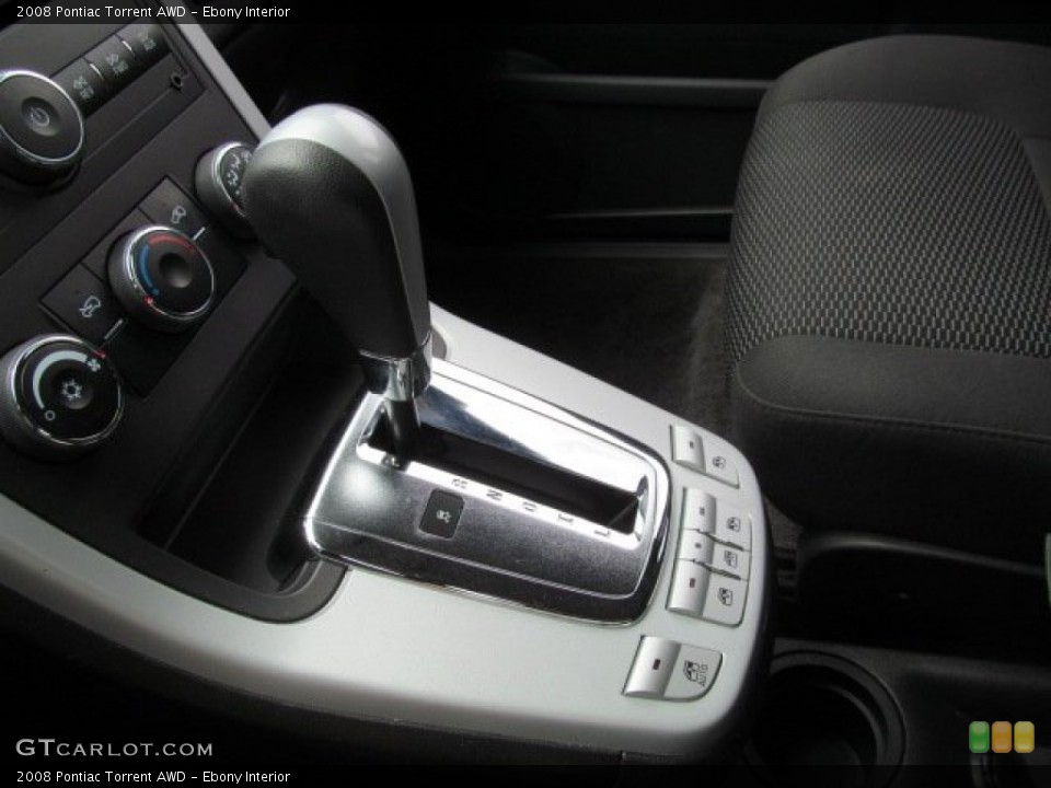 Ebony Interior Transmission for the 2008 Pontiac Torrent AWD #67073021