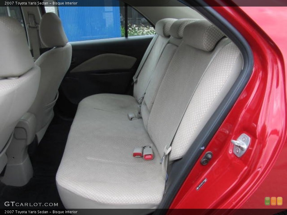 Bisque Interior Rear Seat for the 2007 Toyota Yaris Sedan #67073054