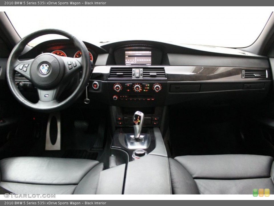 Black Interior Dashboard for the 2010 BMW 5 Series 535i xDrive Sports Wagon #67074520