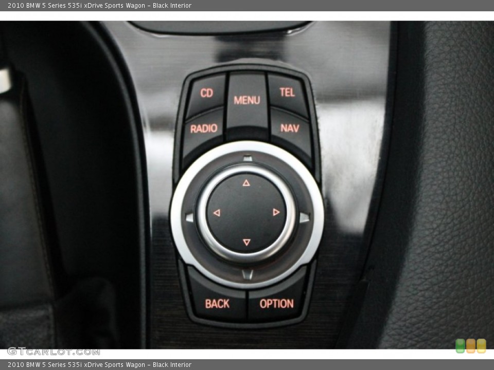 Black Interior Controls for the 2010 BMW 5 Series 535i xDrive Sports Wagon #67074598