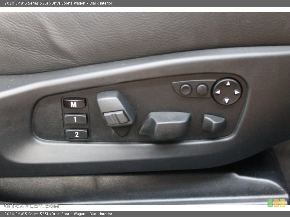 Black Interior Controls for the 2010 BMW 5 Series 535i xDrive Sports Wagon #67074681