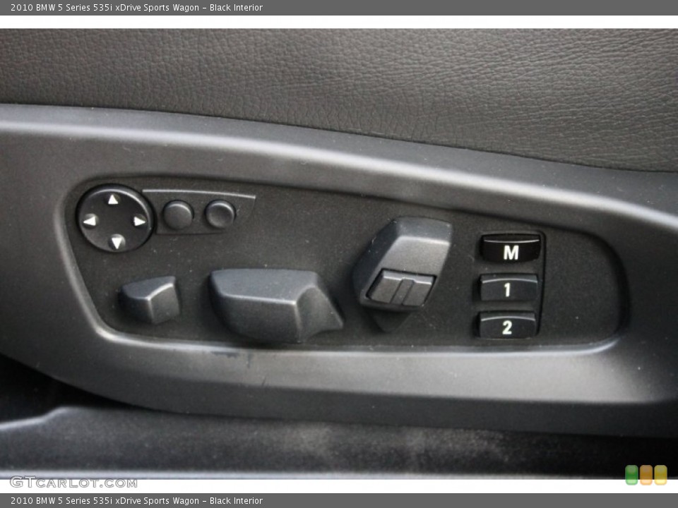 Black Interior Controls for the 2010 BMW 5 Series 535i xDrive Sports Wagon #67074700