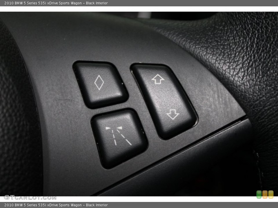Black Interior Controls for the 2010 BMW 5 Series 535i xDrive Sports Wagon #67074742