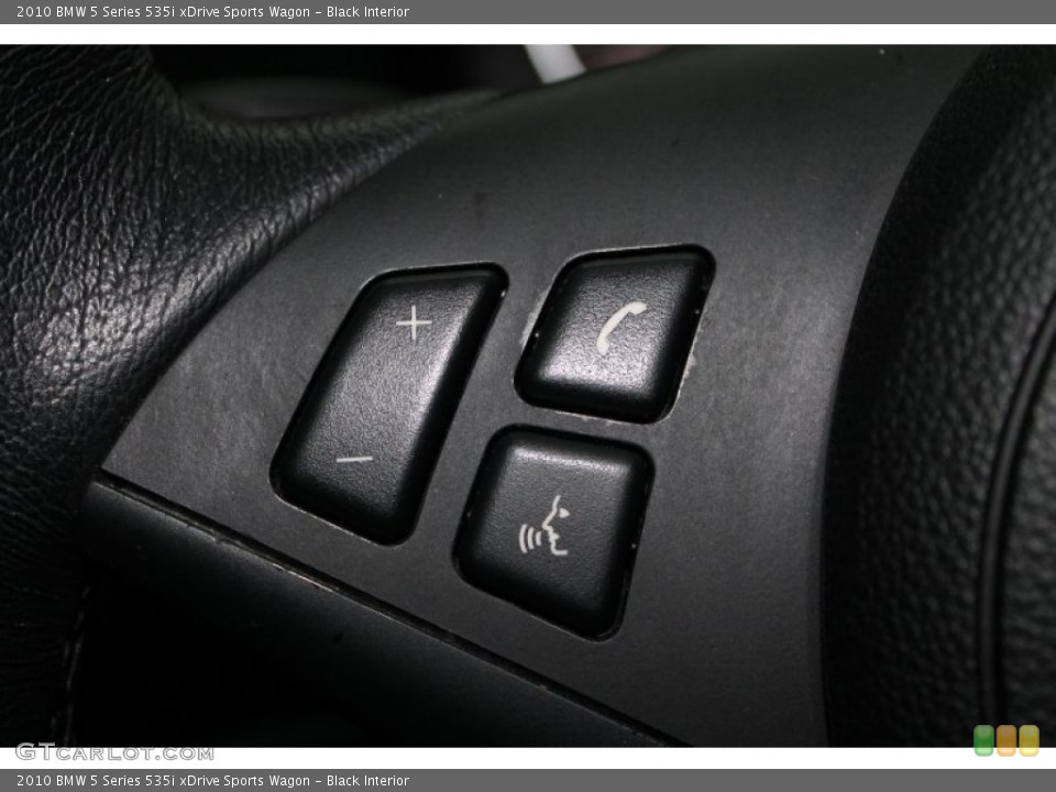 Black Interior Controls for the 2010 BMW 5 Series 535i xDrive Sports Wagon #67074751
