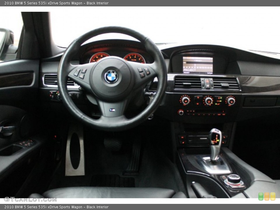 Black Interior Dashboard for the 2010 BMW 5 Series 535i xDrive Sports Wagon #67074766