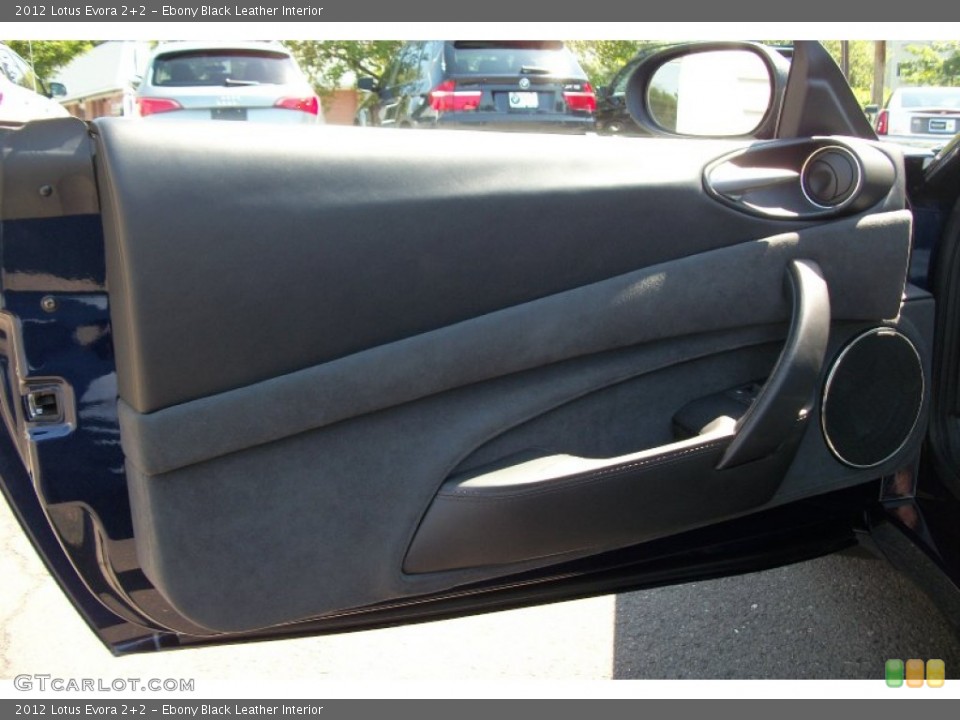 Ebony Black Leather Interior Door Panel for the 2012 Lotus Evora 2+2 #67081421