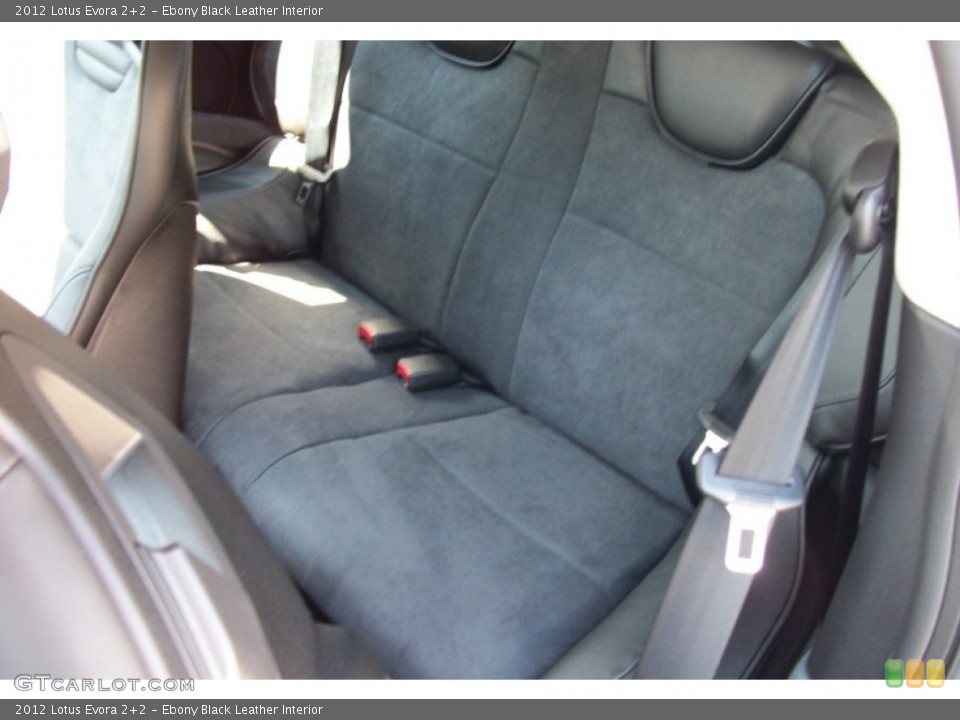 Ebony Black Leather Interior Rear Seat for the 2012 Lotus Evora 2+2 #67081450