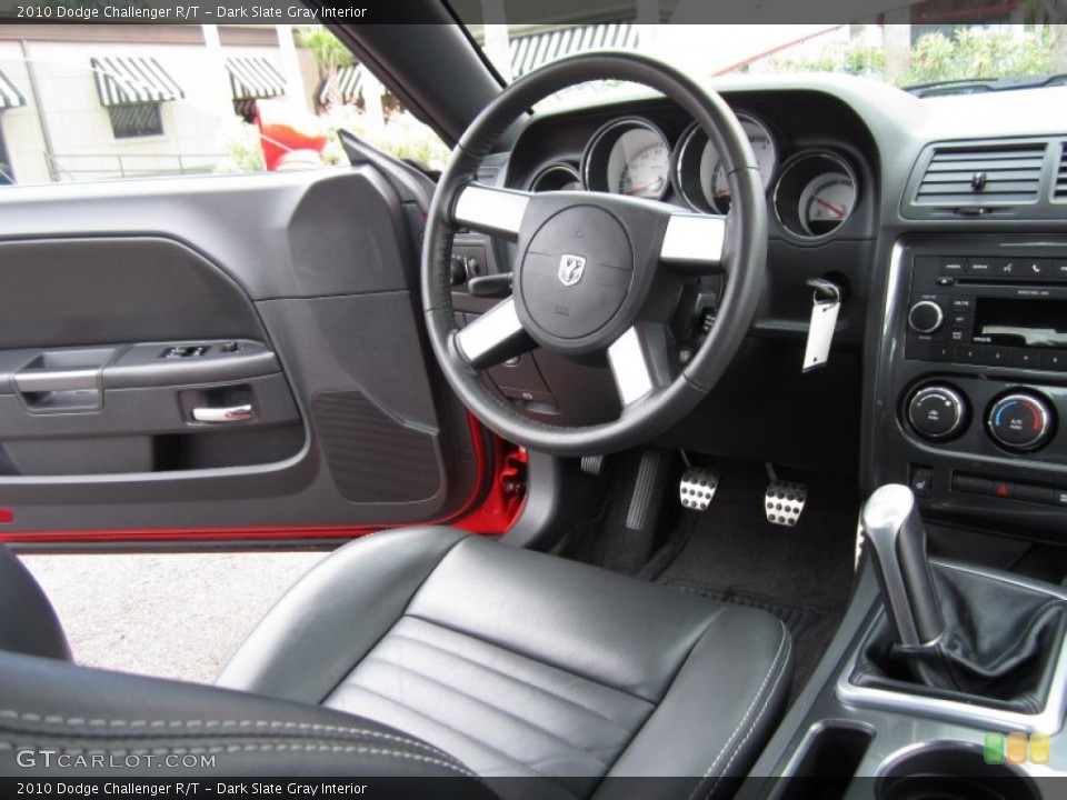 Dark Slate Gray Interior Steering Wheel for the 2010 Dodge Challenger R/T #67081798