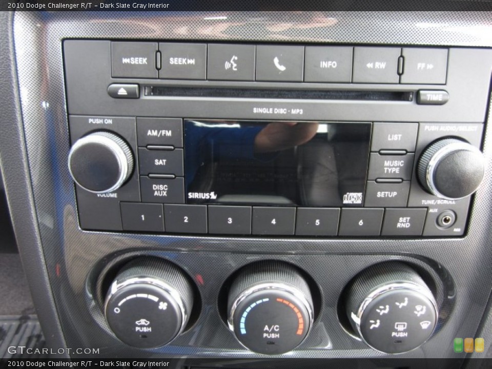 Dark Slate Gray Interior Audio System for the 2010 Dodge Challenger R/T #67081933