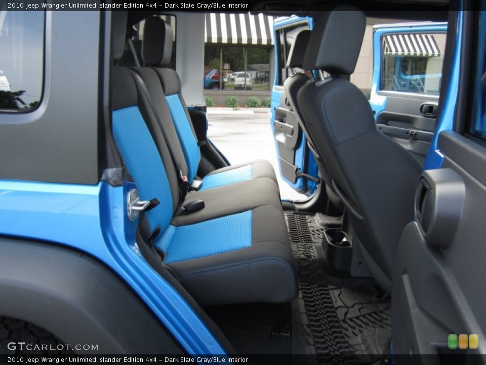 Dark Slate Gray/Blue Interior Photo for the 2010 Jeep Wrangler Unlimited Islander Edition 4x4 #67082326