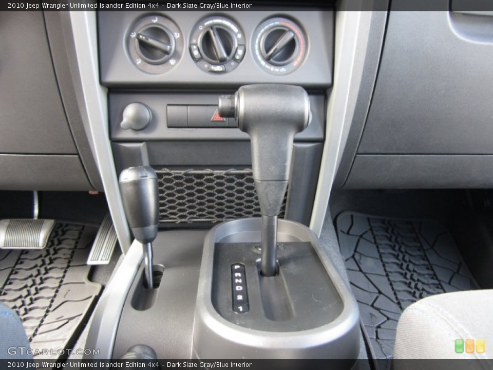 Dark Slate Gray/Blue Interior Transmission for the 2010 Jeep Wrangler Unlimited Islander Edition 4x4 #67082467