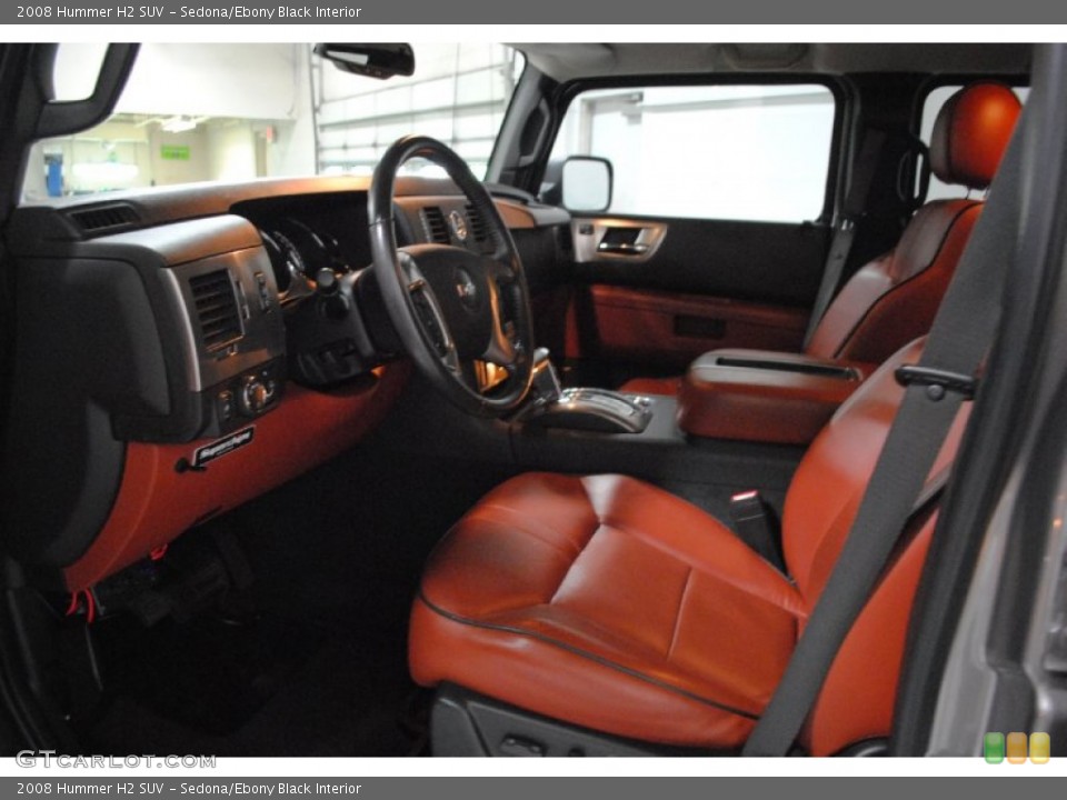 Sedona/Ebony Black Interior Photo for the 2008 Hummer H2 SUV #67082806