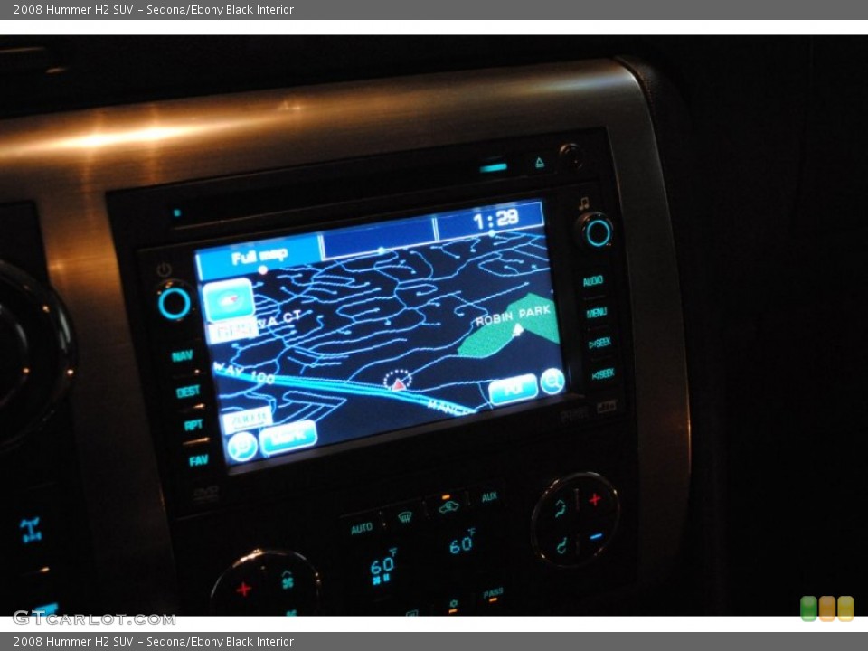 Sedona/Ebony Black Interior Navigation for the 2008 Hummer H2 SUV #67082881